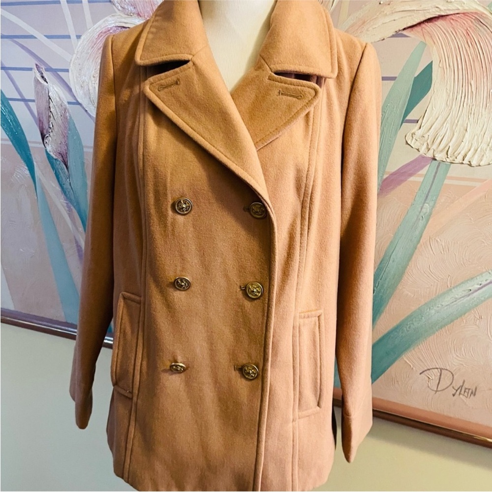 Old Navy Camel Double-Breasted Coat